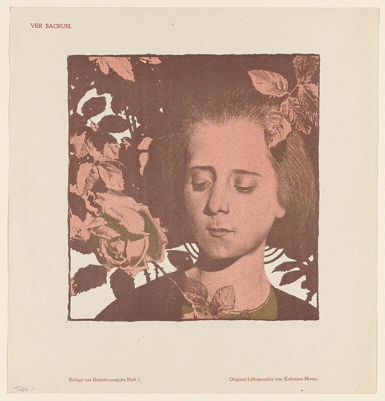 Mädchen by Koloman Moser