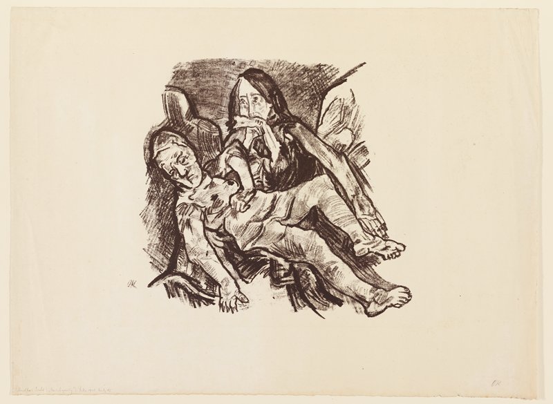 Pietá, Oskar Kokoschka, 1914
