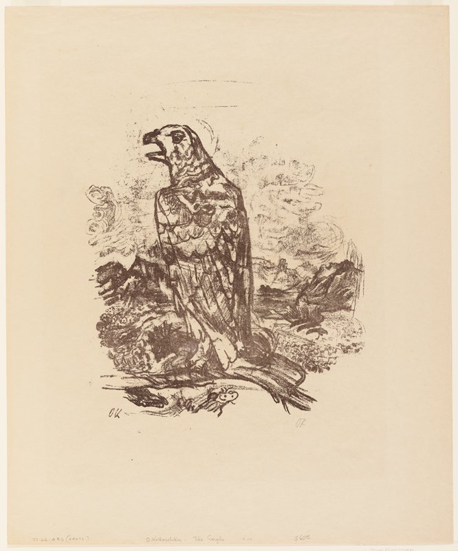 The Eagle, Oskar Kokoschka, 1914