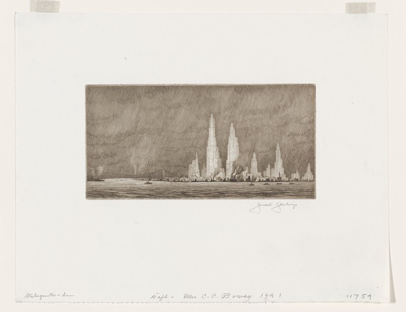 Stalagmites - Sun, Gerald K. Geerlings, 20th century
