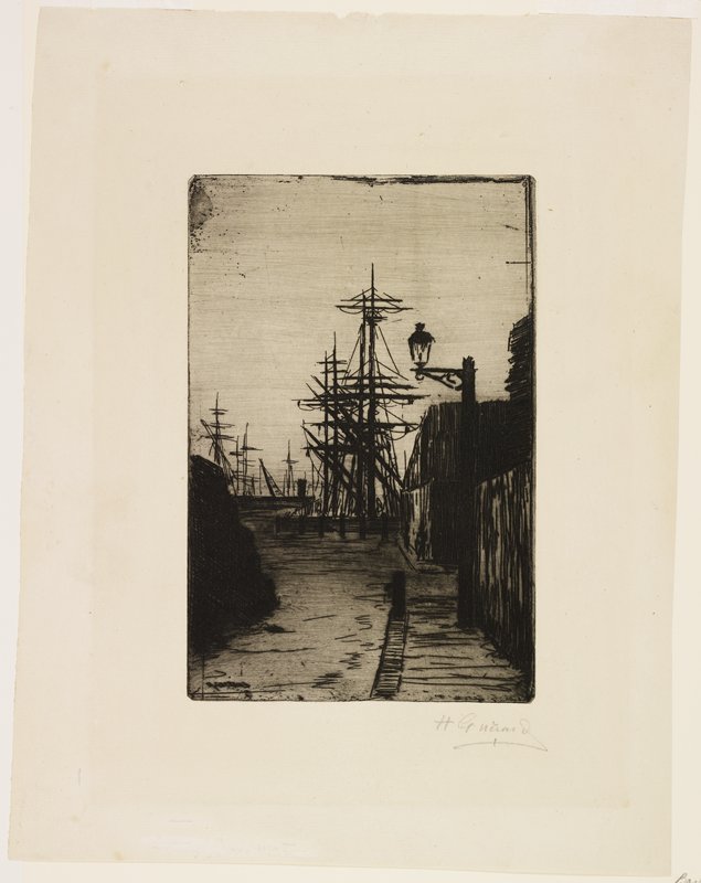 Docks, Henri-Charles Guérard, 19th century