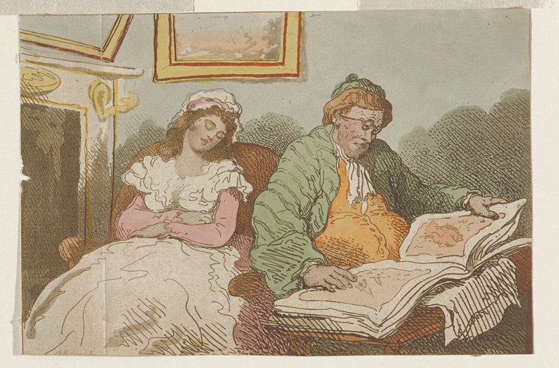 Tastes Differ, Thomas Rowlandson, 1785