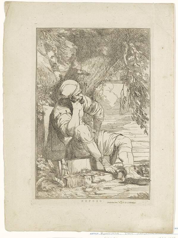 Reposo, John Hamilton Mortimer, 1778