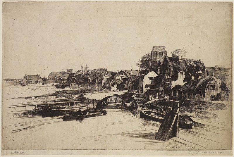 A Dutch Village, D. Y. Cameron, 1893