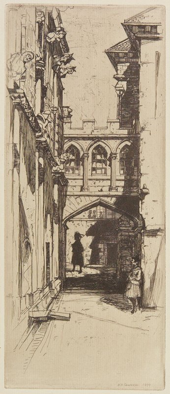In Sterling Castle, D. Y. Cameron, 1899