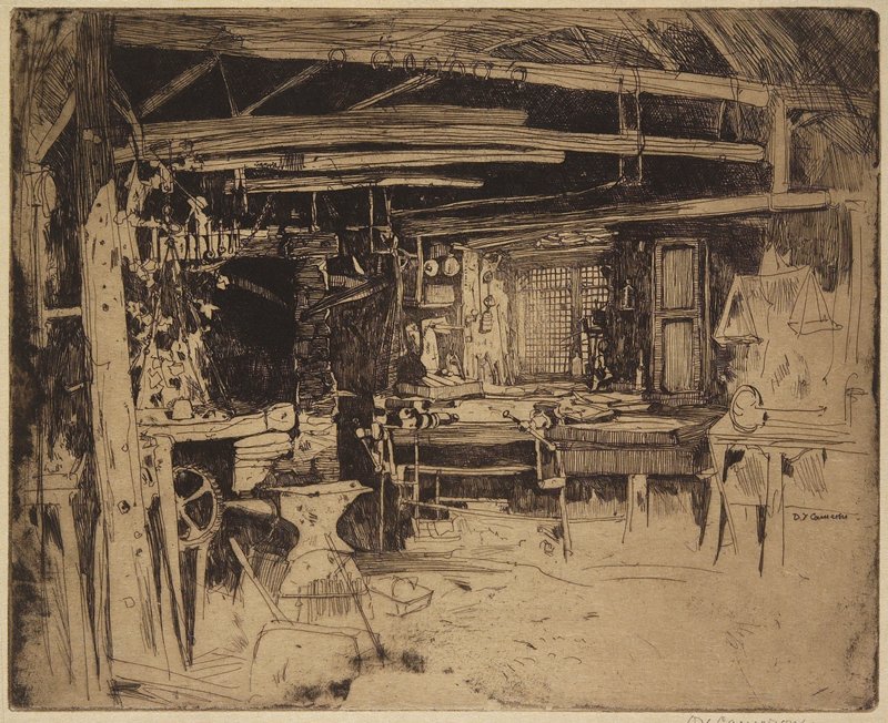 The Smithy, D. Y. Cameron, 1896