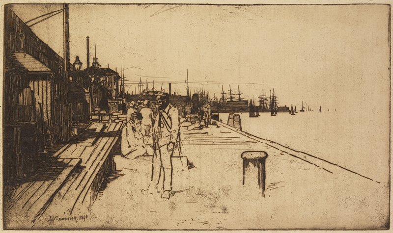 Loafers, D. Y. Cameron, 1890