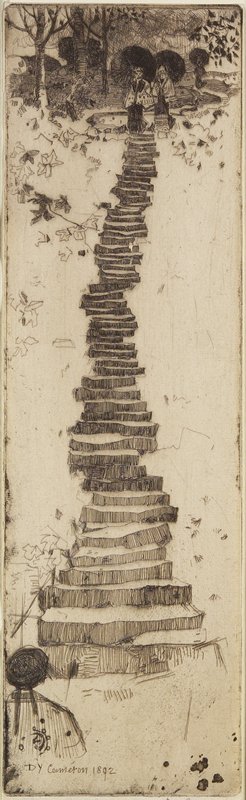 The Steps, D. Y. Cameron, 1892