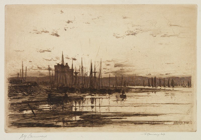 Loch Ranza, Arran, D. Y. Cameron, 1889