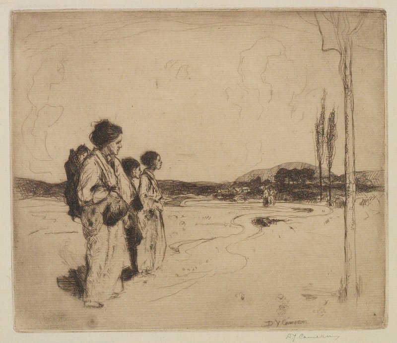Three Vagrants, D. Y. Cameron, 1892