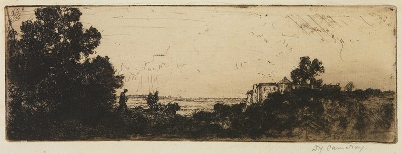 Landscape with Trees, D. Y. Cameron, 1896