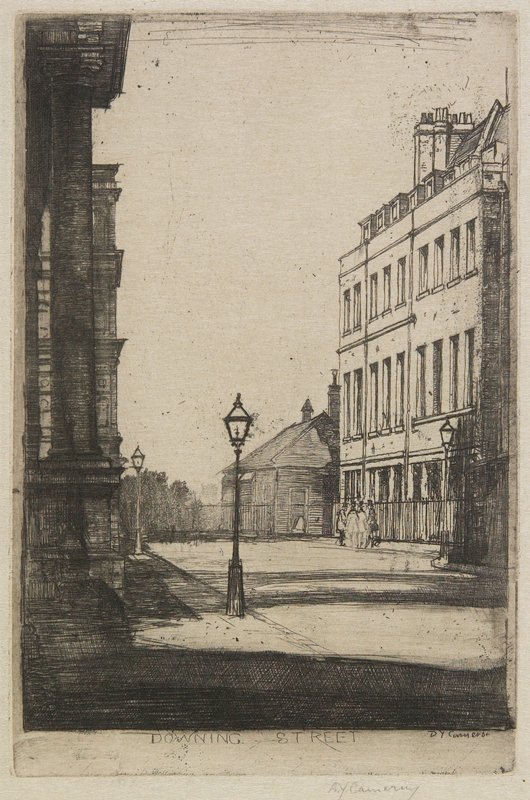 Downing Street, D. Y. Cameron, 1899
