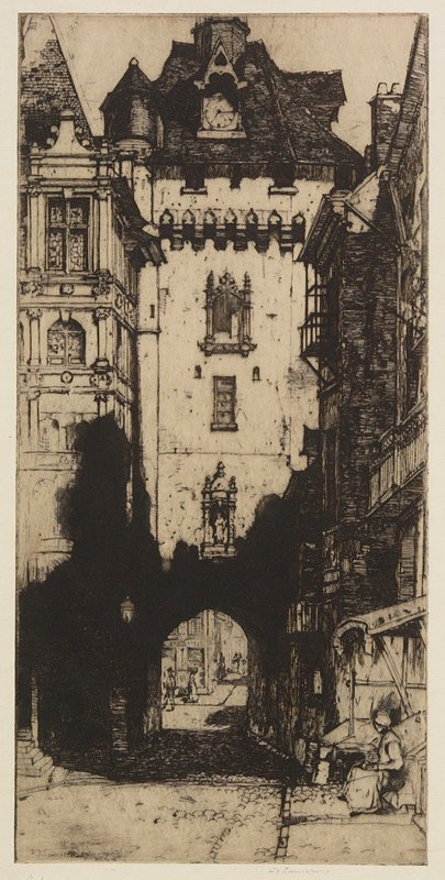Loches, D. Y. Cameron, 1902