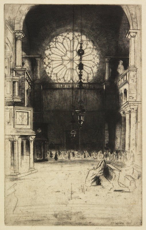 St. Mark's, No. 2, D. Y. Cameron, 1900