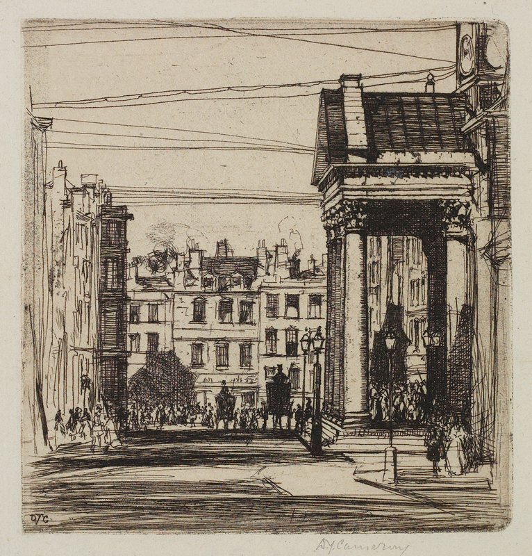 St. George's, Hanover Square, D. Y. Cameron, 1899