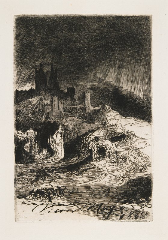 Landscape, Victor Hugo, 1868