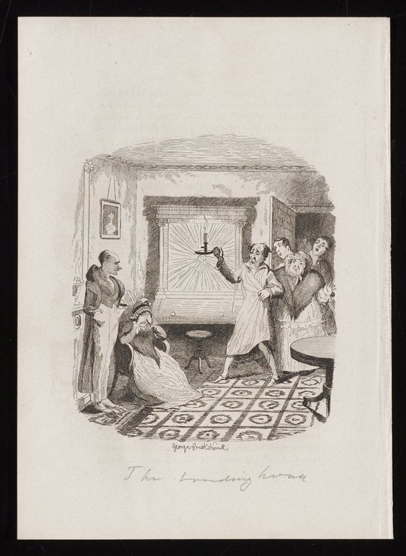 The Boarding House, George Cruikshank, 19th century