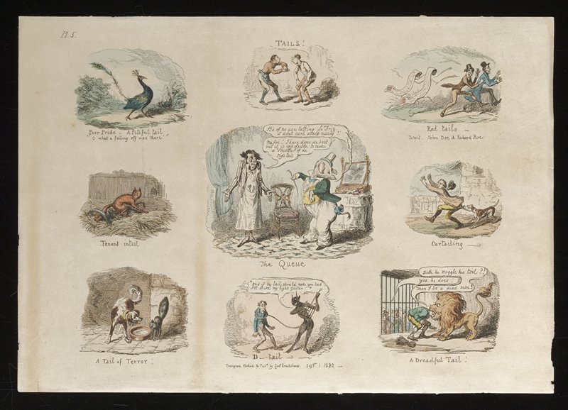 Tails, George Cruikshank, 1832