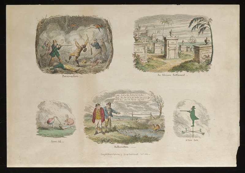 Preservation Spoonkill, George Cruikshank, 1831