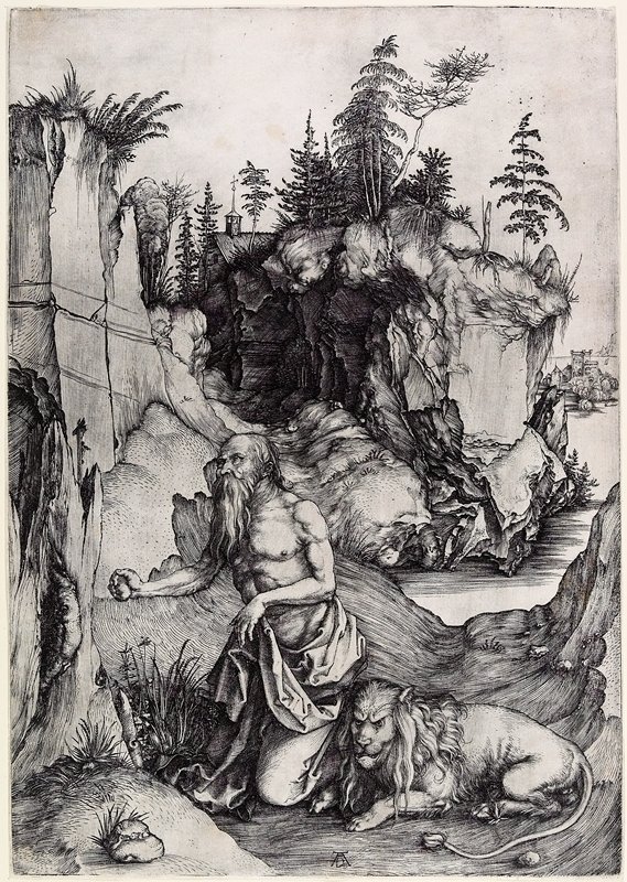 St. Jerome in Penitence, Albrecht Dürer, c. 1497