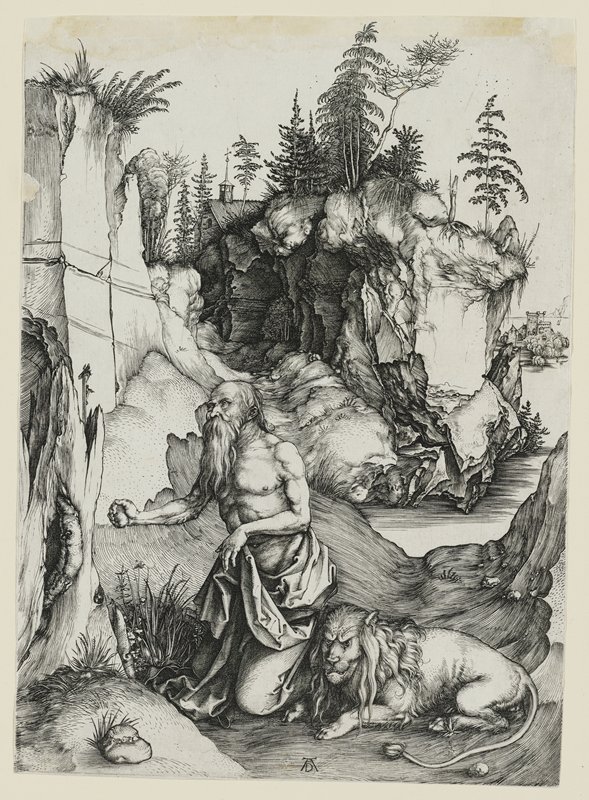 Saint Jerome in Penitence, Albrecht Dürer, c. 1496–97