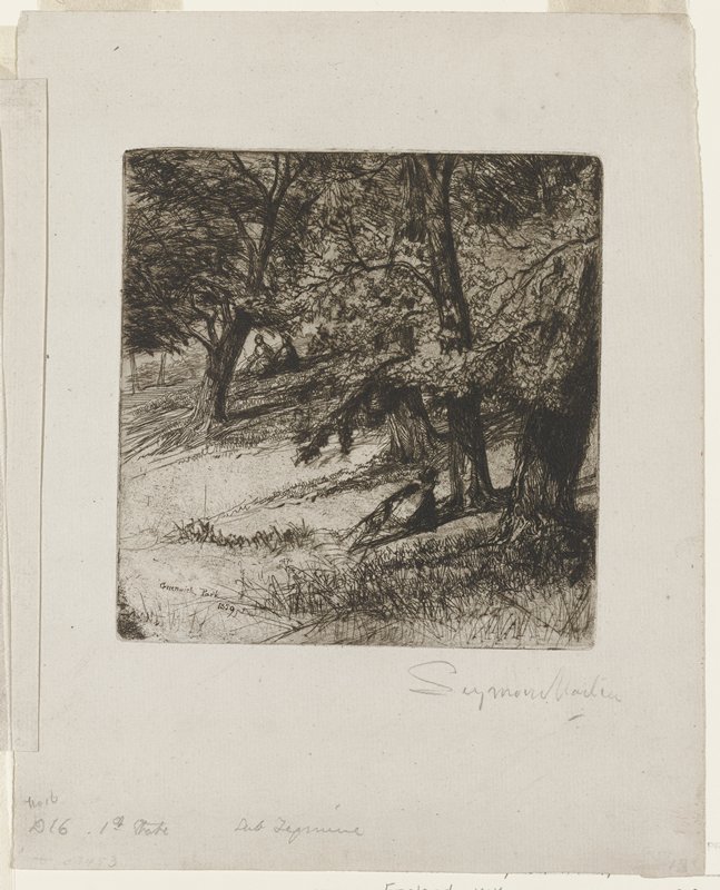 Sub Tegmine, Francis Seymour Haden, 1854
