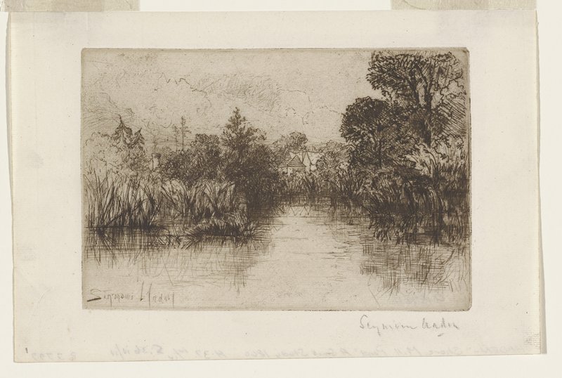Shere Mill Pond (A Small Study), Francis Seymour Haden, 1860