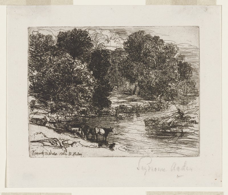 Kenarth, Francis Seymour Haden, August 17, 1864