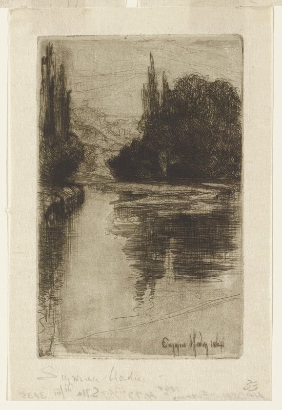 Evening, Francis Seymour Haden, 1864