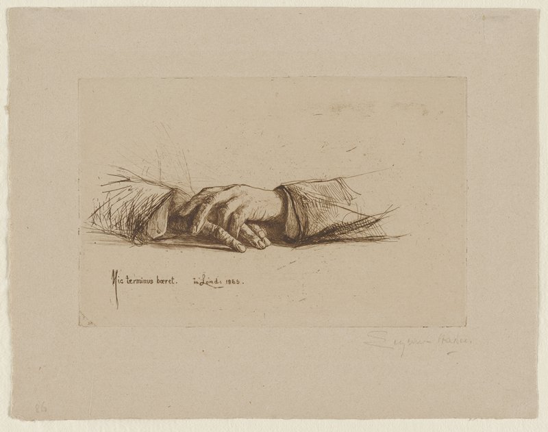 Hands Folded, Francis Seymour Haden, 1865