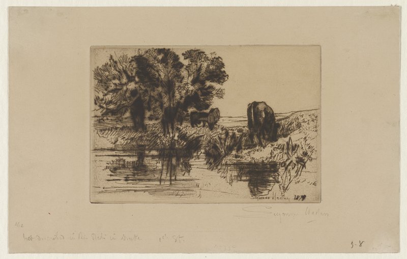 Three Cows, Francis Seymour Haden, 1878