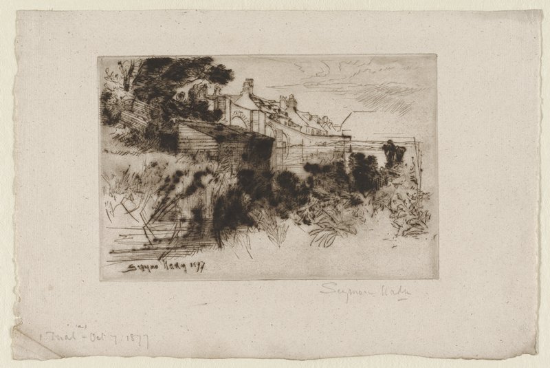Wareham Bridge, Francis Seymour Haden, 1877