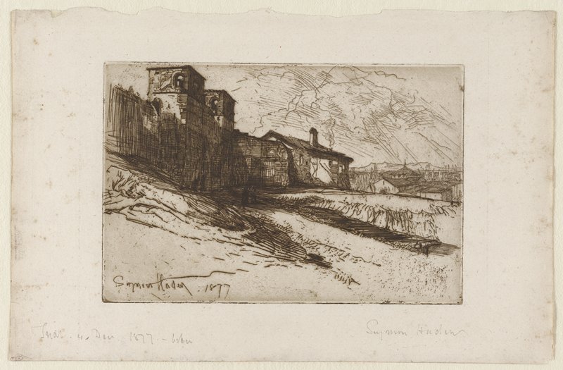 Grim Spain, Francis Seymour Haden, 1877