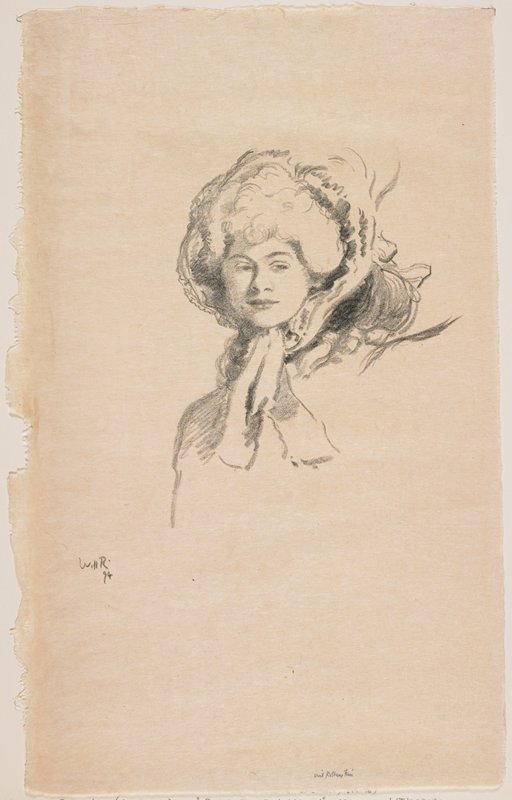 Portrait of a Woman, Sir William Rothenstein, 1894
