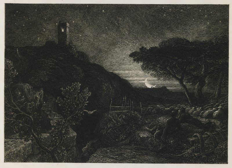 The Lonely Tower, Samuel Palmer, 1879