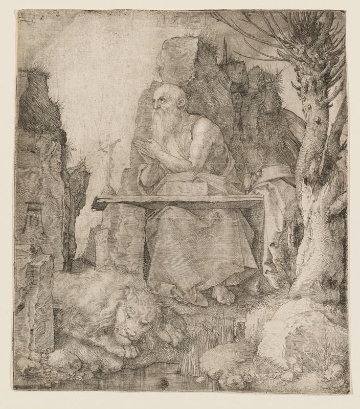St. Jerome by the Willow Tree, Albrecht Dürer, 1512