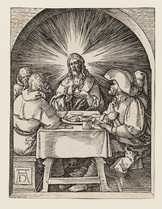 Christ at Emmaus, Albrecht Dürer, 16th century