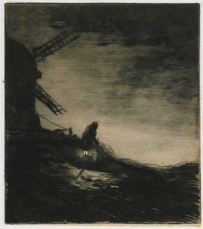 The Mill, Charles-Émile Jacque, 1848
