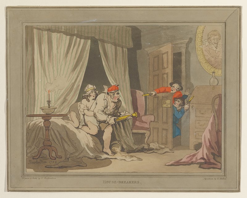 House Breakers, Thomas Rowlandson, 1788