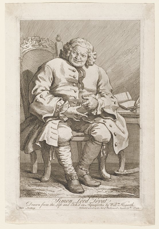 Simon Lord Lovat, William Hogarth, 1746