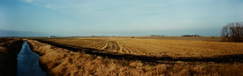 Fields, Ditch, Webster County, Iowa, Stuart D. Klipper, 1983