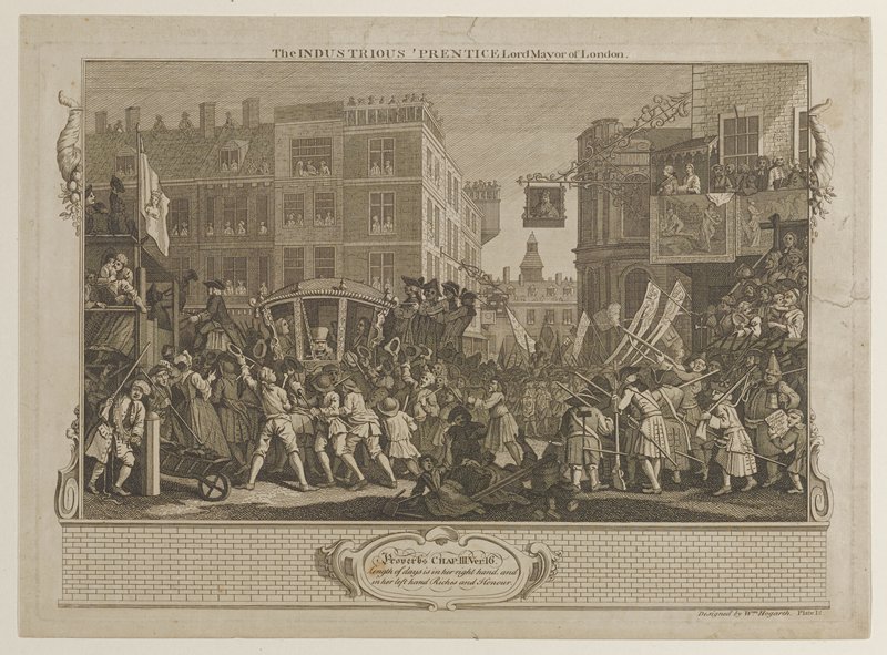 The Industrious Prentice, Lord Major of London, Уильям Хогарт, 1747