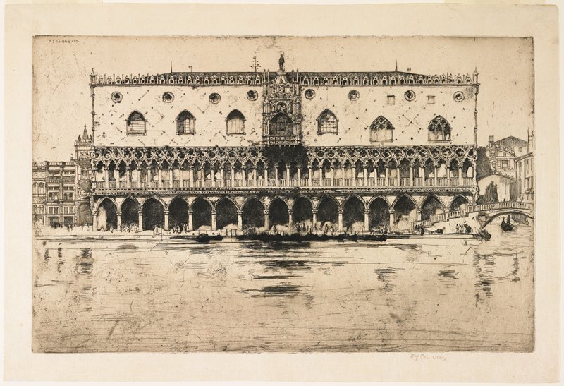 Doge's Palace, Venice, D. Y. Cameron, 1902