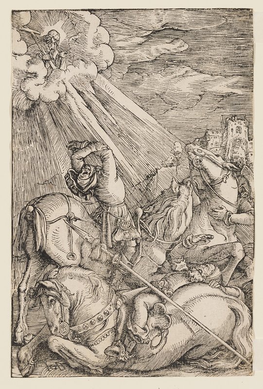 Conversion of St. Paul, Hans Baldung, c. 1515–16