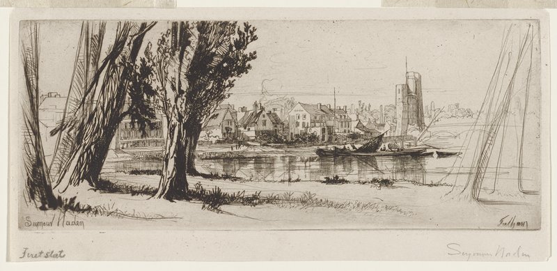 Fulham, Francis Seymour Haden, 1859