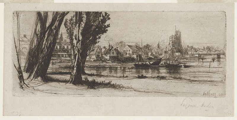 Fulham, Francis Seymour Haden, 1859