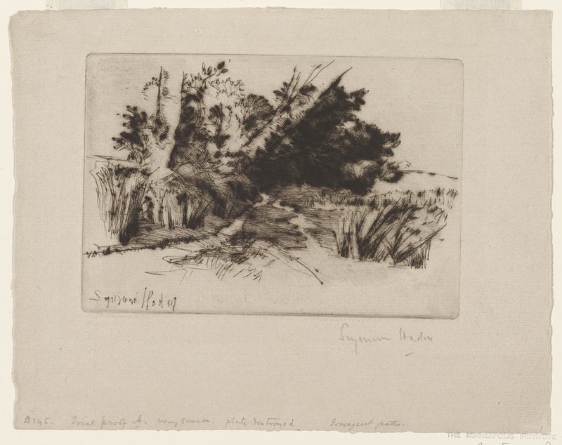 Divergent Paths, Francis Seymour Haden, 1877