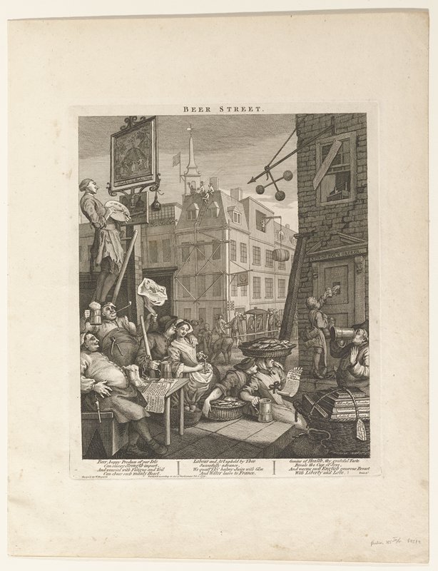 Beer Street, William Hogarth, 1751