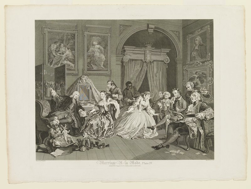 Plate IV from Marriage A-La-Mode, after William Hogarth, 1796–97