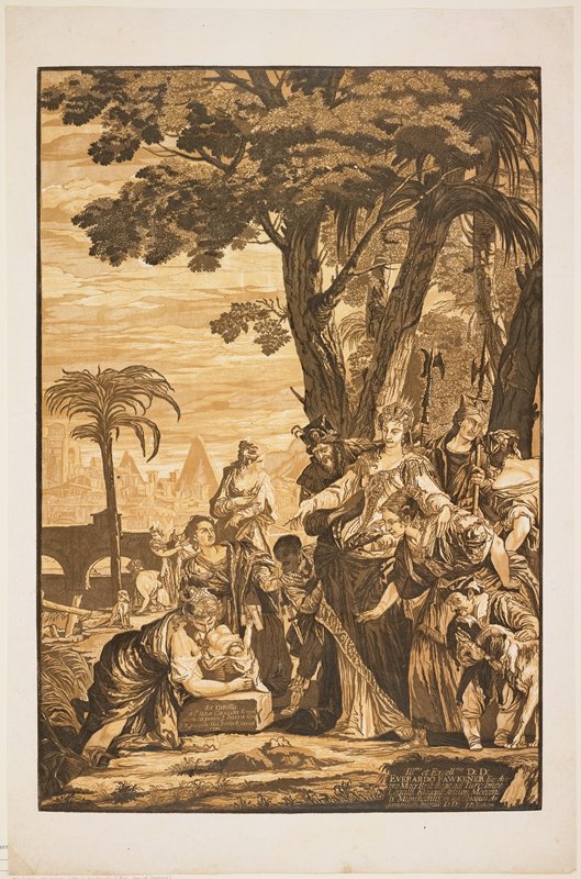 The Finding of Moses, John Baptist Jackson, 1741